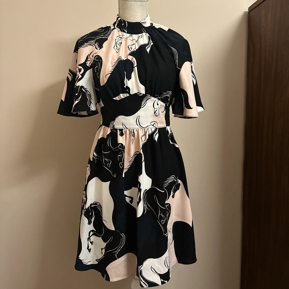 Kate Spade multi colored Horse Printed Dress